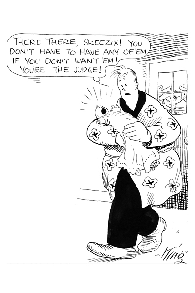 Frank King, Daily Strip, 22.02.1921, Det., © The Frank King Estate